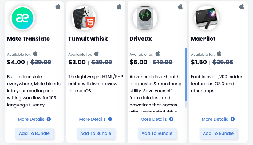 Ứng dụng macOS tại Bundle Hunt