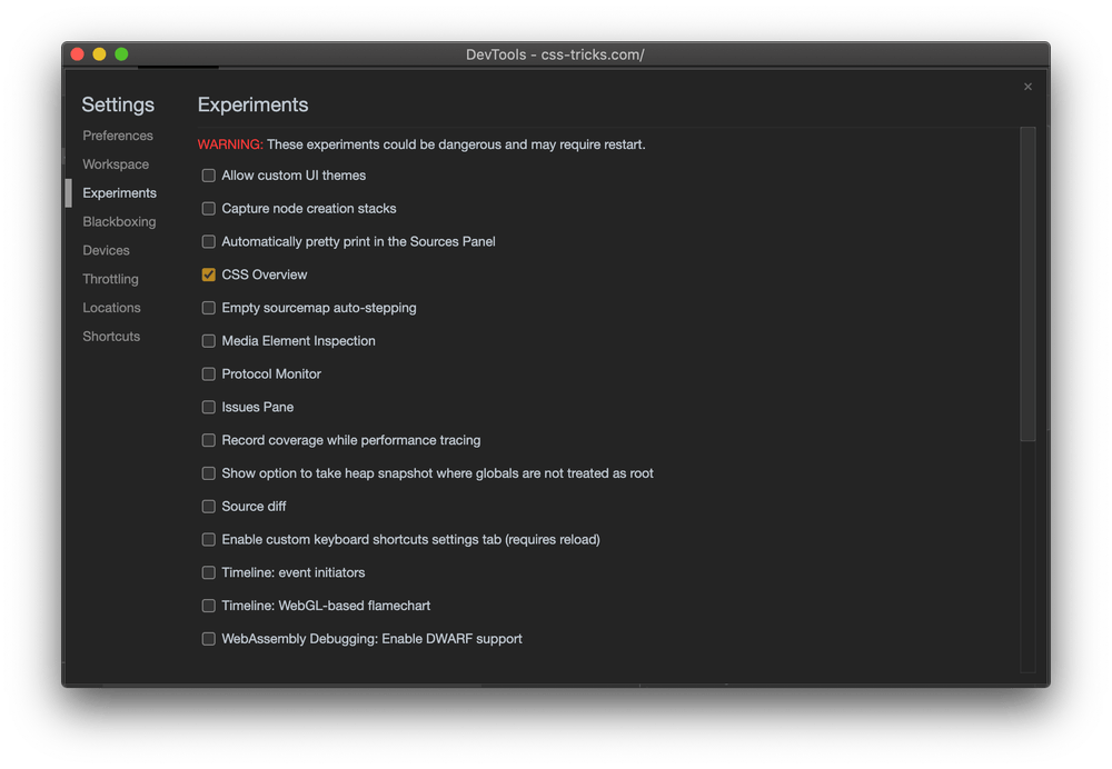 Chrome Devtools Css Overview